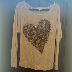 Express long sleeve top, size medium